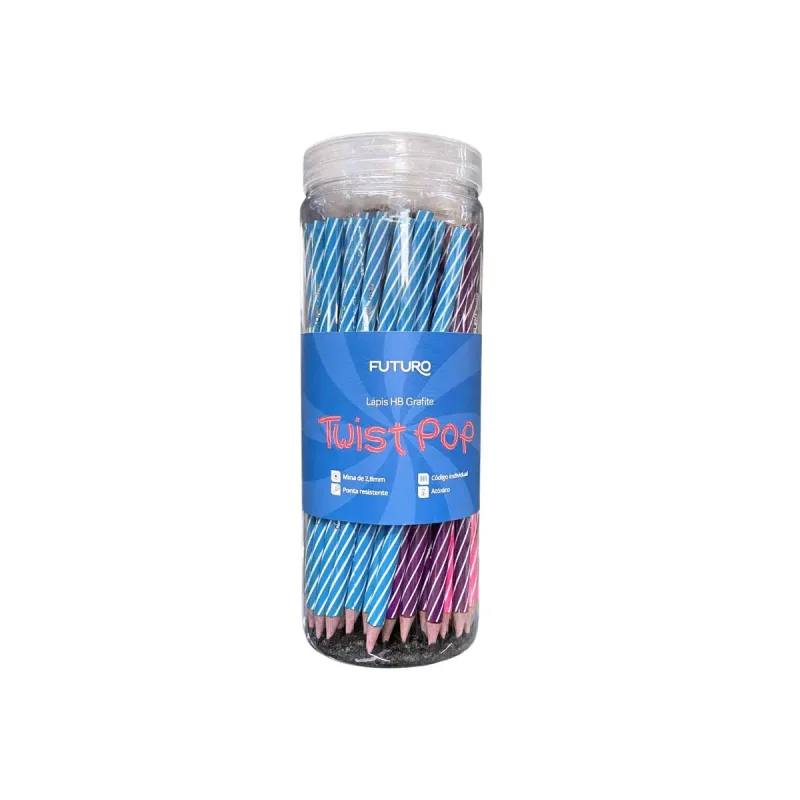 Lapis Hp Futuro Twist Pop com 72 Unidades