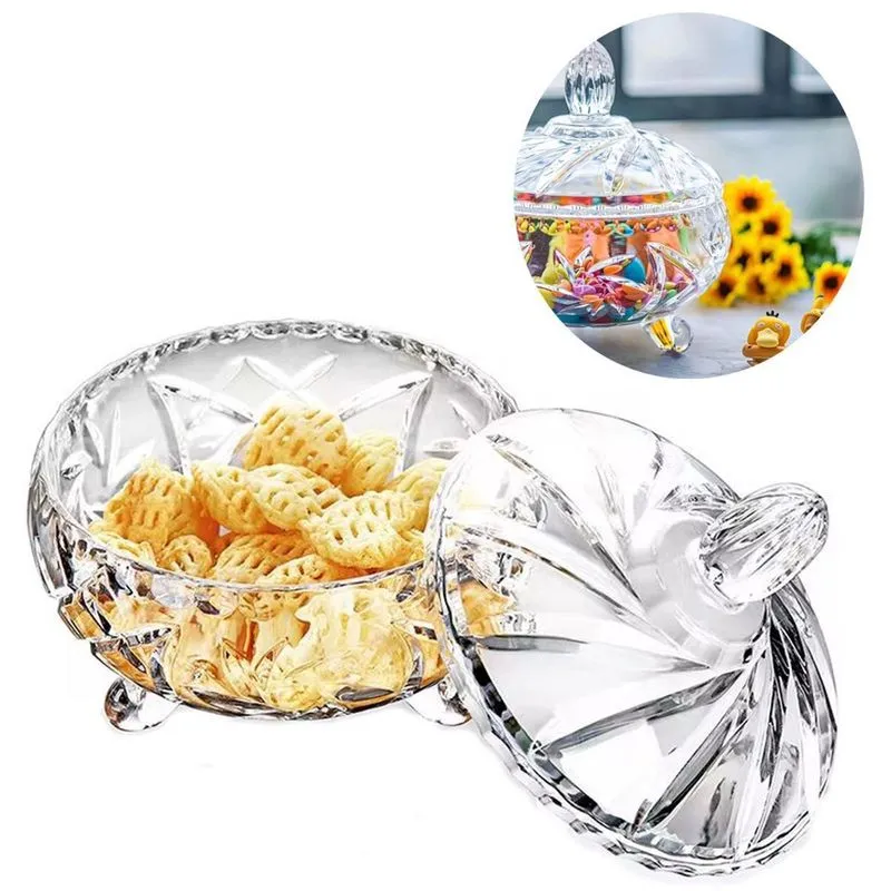 Potiche Decorativo De Cristal Balairo Bomboniere Grande 14Cm