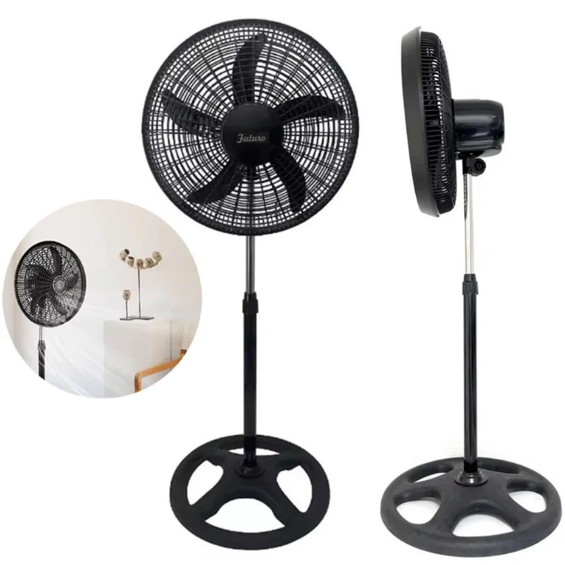 Ventilador De Coluna Pedestal 5 Pas Silencioso 70W 127V