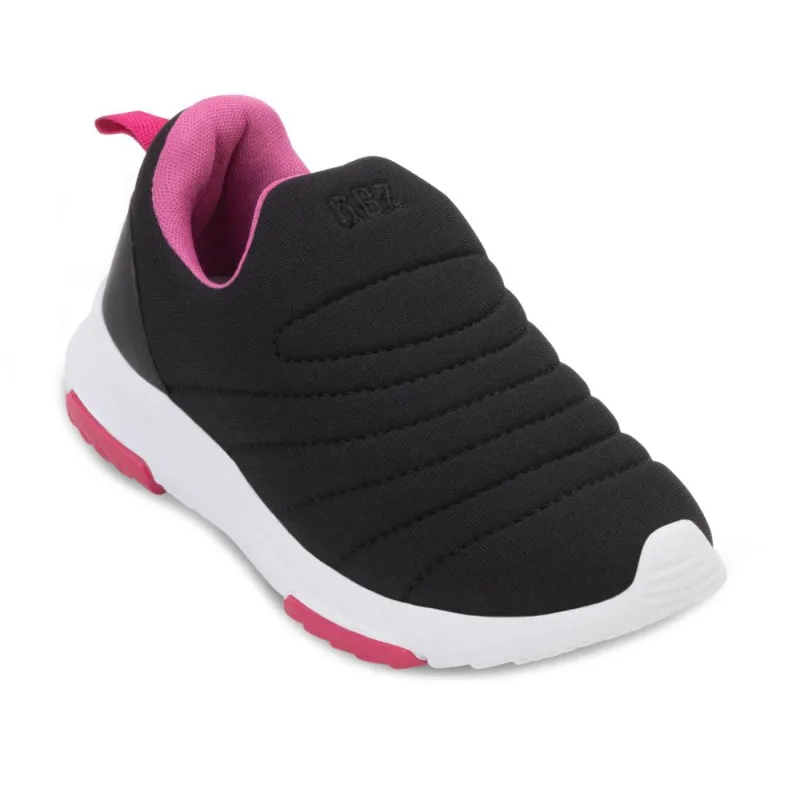Tênis Slip On Gibizinho Juvenil GB24-G274 35 / Preto/Pink