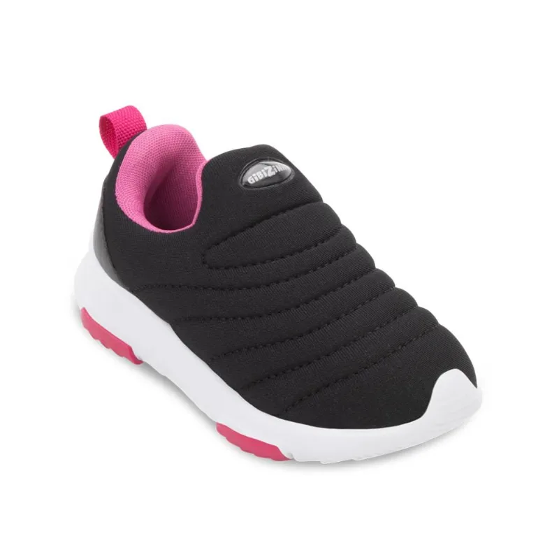 Tênis Slip On Gibizinho Infantil GB24-B77 25 / Preto/Pink