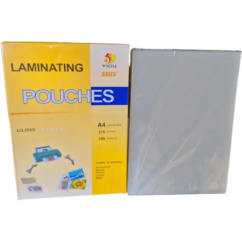 Plastico para Plastificacao Pouch FILM A4 220X307 (0,07) CONJ/100