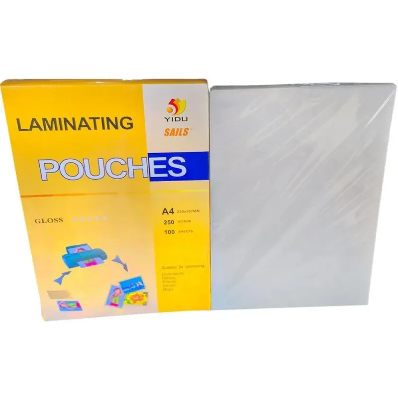 Plastico para Plastificacao Pouch FILM A4 220X307 (0,10) CONJ/100