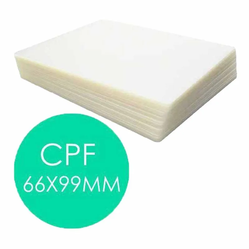 Plastico Plastificacao 66X99X07 Cpf Lassane - 100UN