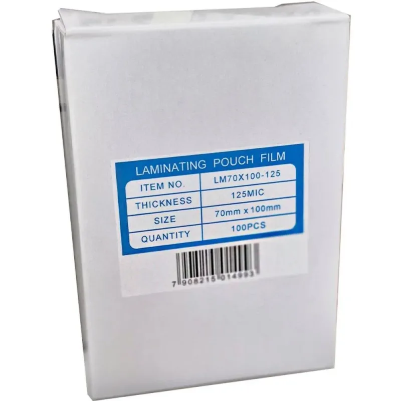 Plastico para Plastificacao Pouch FILM Titulo 70X100 (0,05 CONJ/100