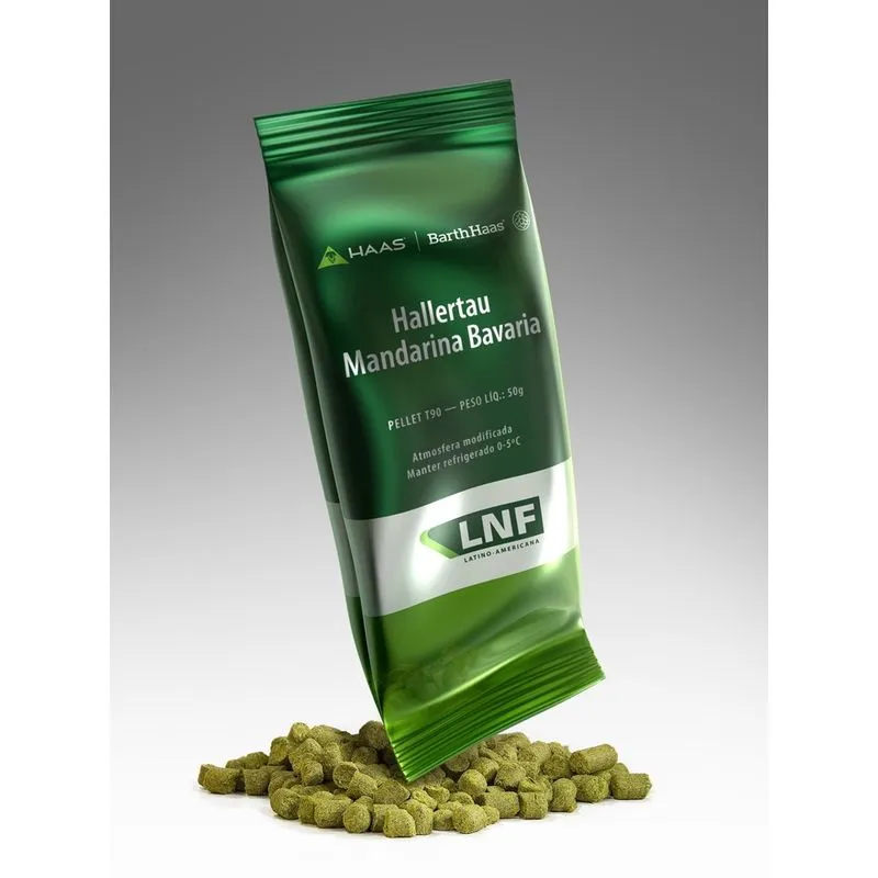 Lúpulo hallertau mandarina bavaria safra 2020 - 50G
