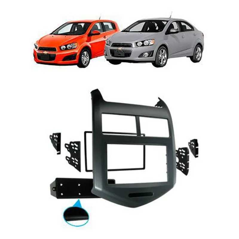 Moldura Aparelho Som Dvd Sonic 12 A 15 Mp5 2din 1din Cinza