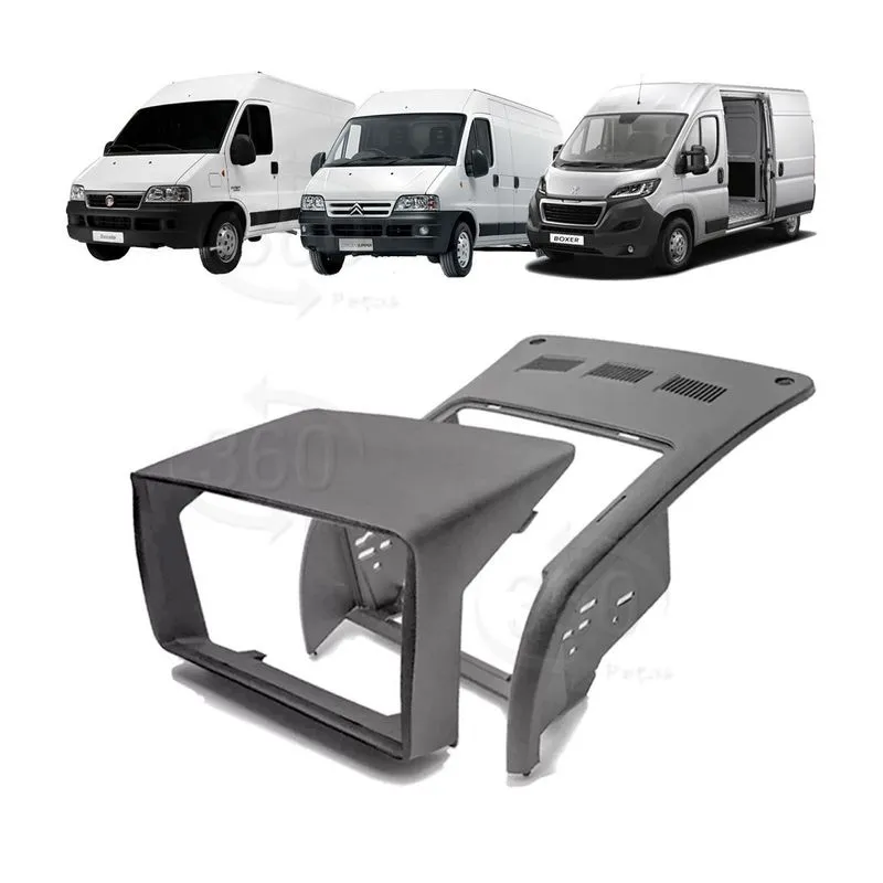 Moldura Som Dvd 2din Ducato Boxer Jumper - Cinza