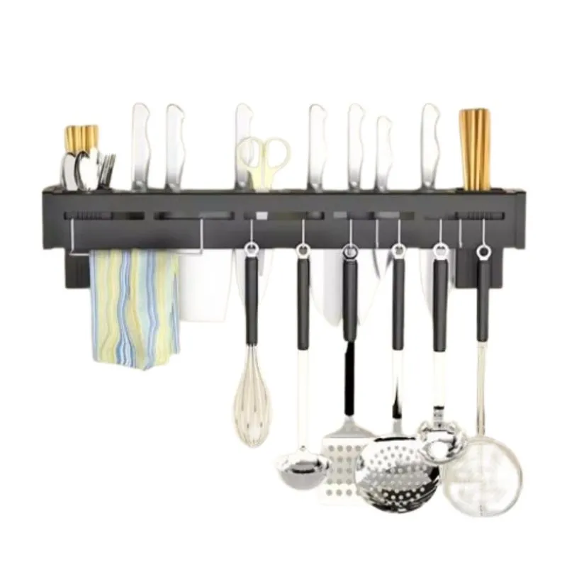 Suporte organizador multiuso porta talheres para cozinha em Aço Inoxidável