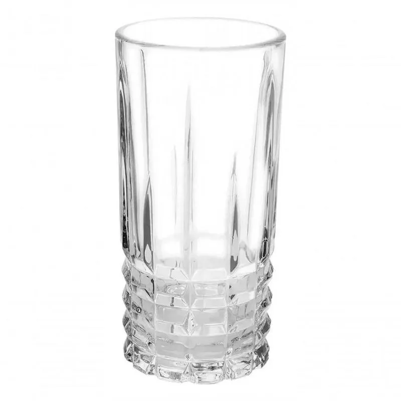 Copo Long Drink Vidro Alto Relevo Bred 350 Ml - Mimo