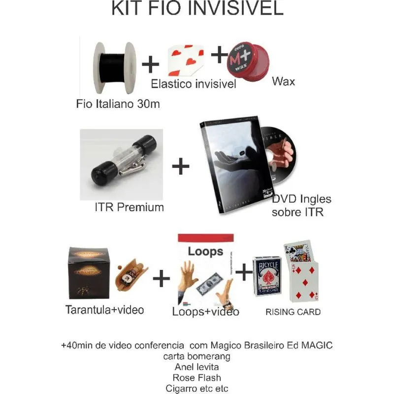 Kit Fio Invisivel G+