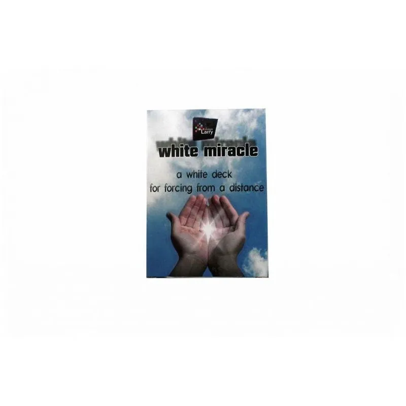 White Miracle Um Baralho Branco Para Focar Cartas A Distancia R+