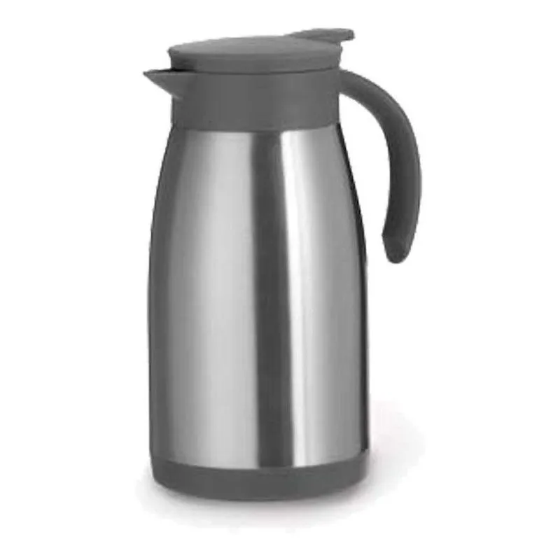 Garrafa Térrmica 1 L Parede Dupla Inox Prata Mimo Style