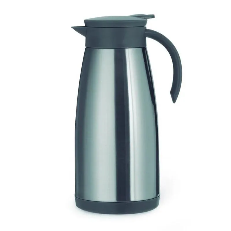 Garrafa Térmica Inox 1,5L Mimo Style Prata/Preto