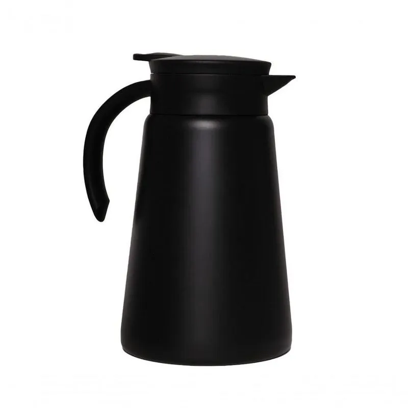 Garrafa Térmica Daily Parede Dupla Inox Black 1 L Mimo Style