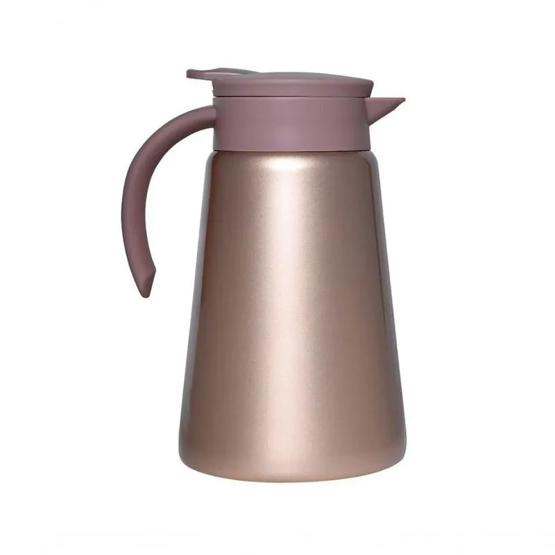 Garrafa Térmica Daily Parede Dupla Inox Golden 1l Mimo Style