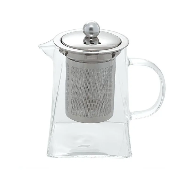Bule Mimo Style Vidro Boro Infusor 500 Ml Quadrado
