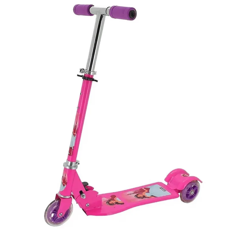 Patinete Princesa Pink Com 3 Rodas 50kg Zippy
