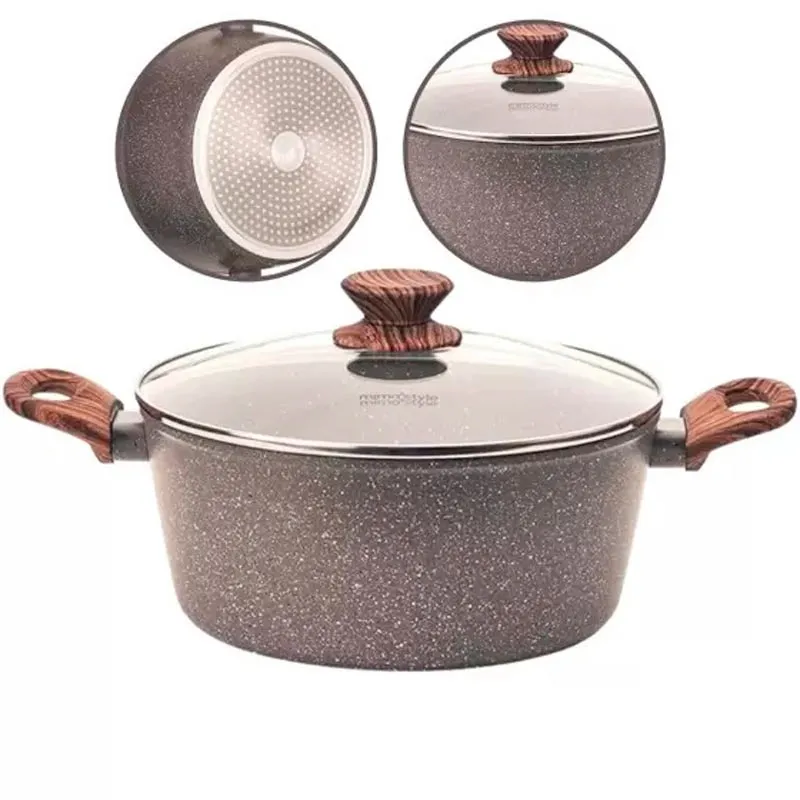 Caçarola Mimo Style Cook Grafito 20cm Indução Fundo Triplo