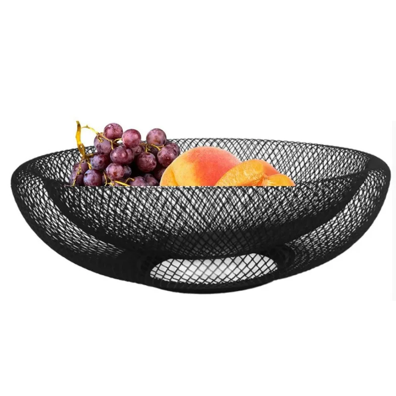 Fruteira Aramado Preto - Decoração E Organização