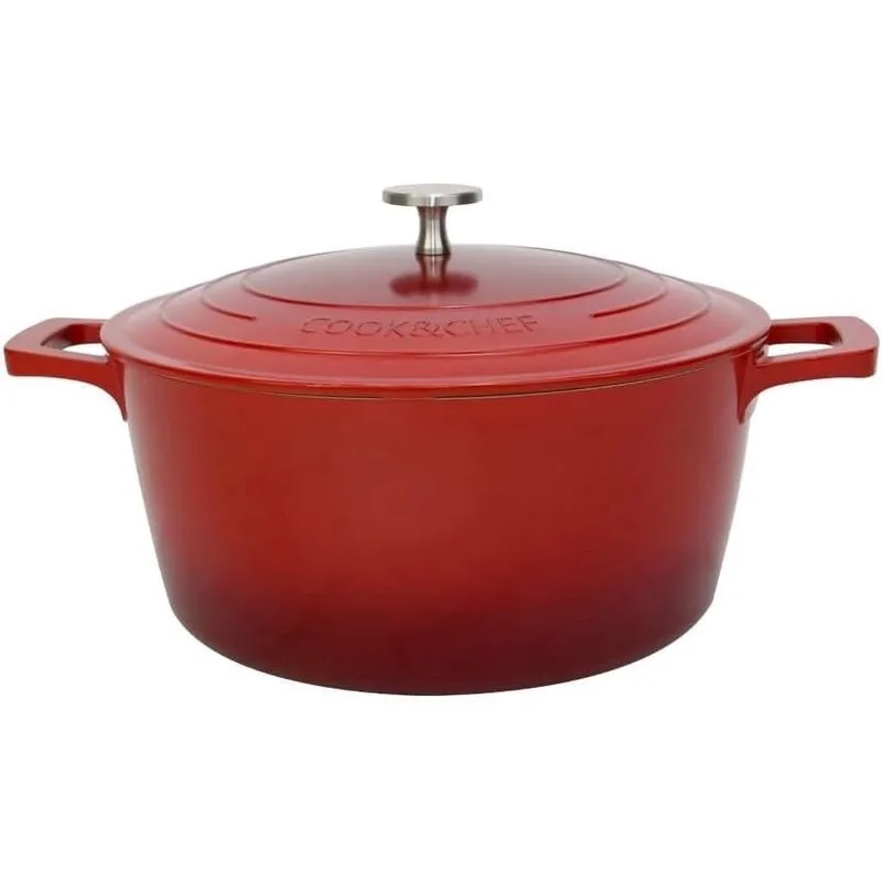 Caçarola De Indução Antiaderente 20Cm Cook&Chef - Vermelho