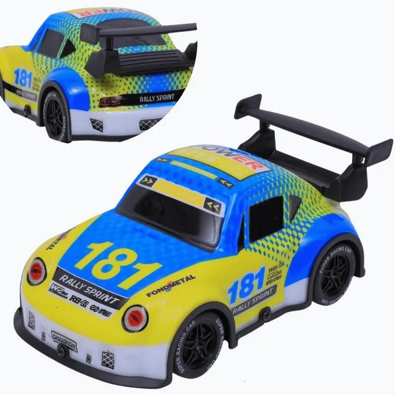 Carro de Controle Remoto Power Amarelo com Azul 17cm Zippy