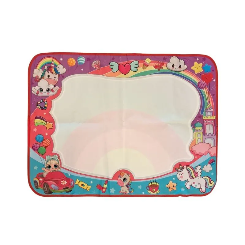 Tapete Magico Desenho De Agua Infantil Unicornio Zippy Toys 80x60cm - Ps25135