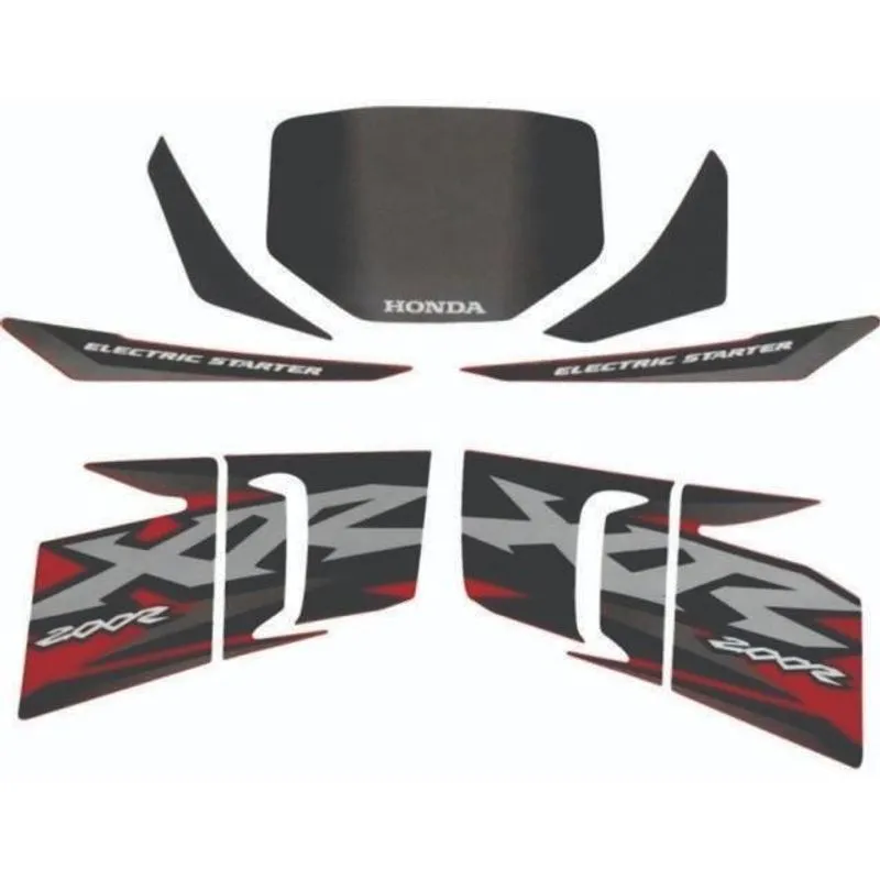 Kit Adesivos Xr200r 2002 Vermelho