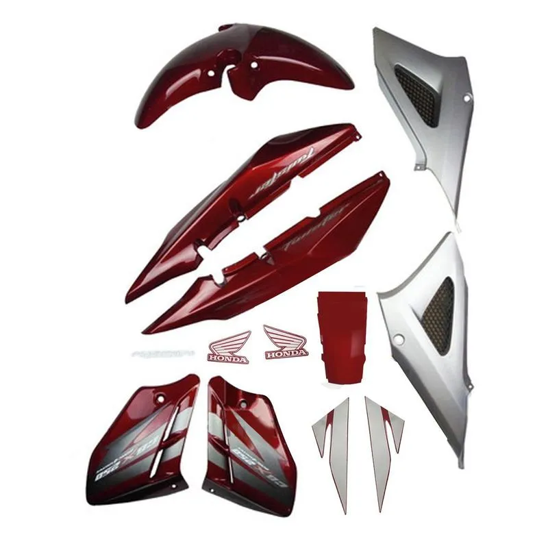 Carenagem Cbx Twister 250 2007 Vermelha Adesivada