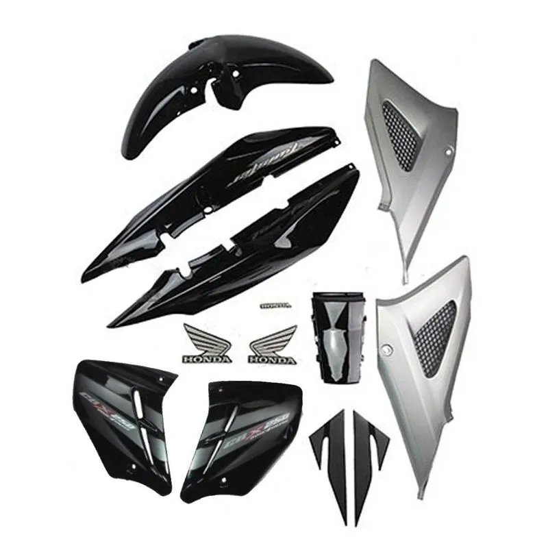 Carenagem Cbx Twister 250 2007 Preta Adesivada