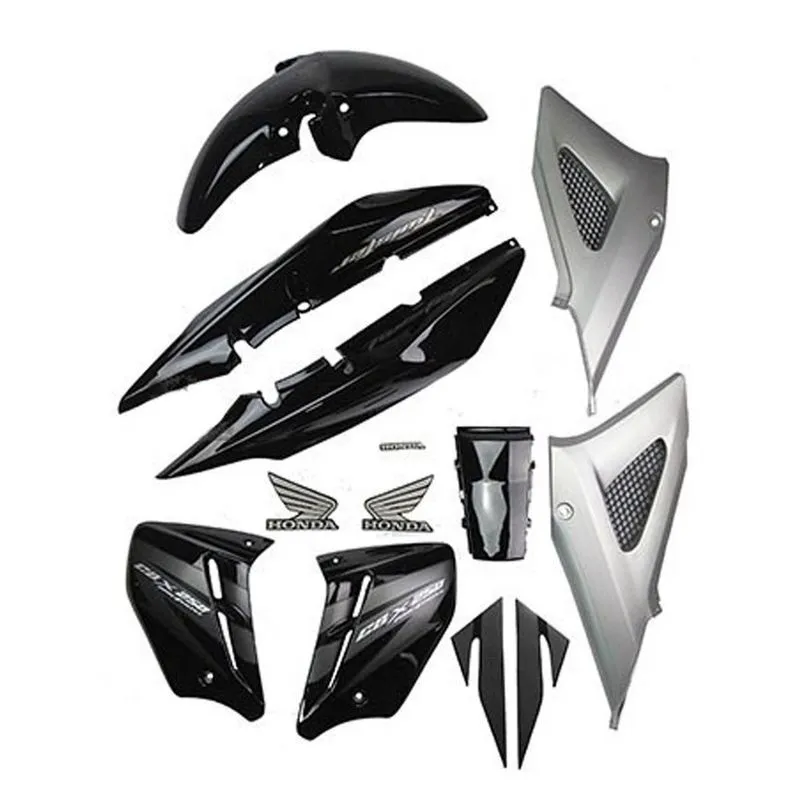 Carenagem Cbx Twister 250 2008 Preta Adesivada