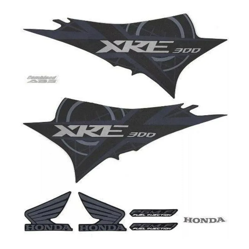 Kit Adesivos Xre300 2012 Azul