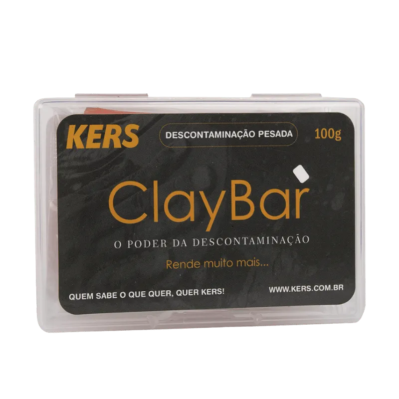 Clay Bar para Descontaminação Pesada 100g Kers