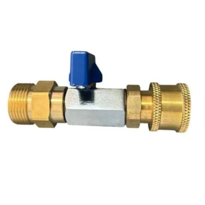 Kit Registro Com Engate Rápido Mangueira High Pressure Kers