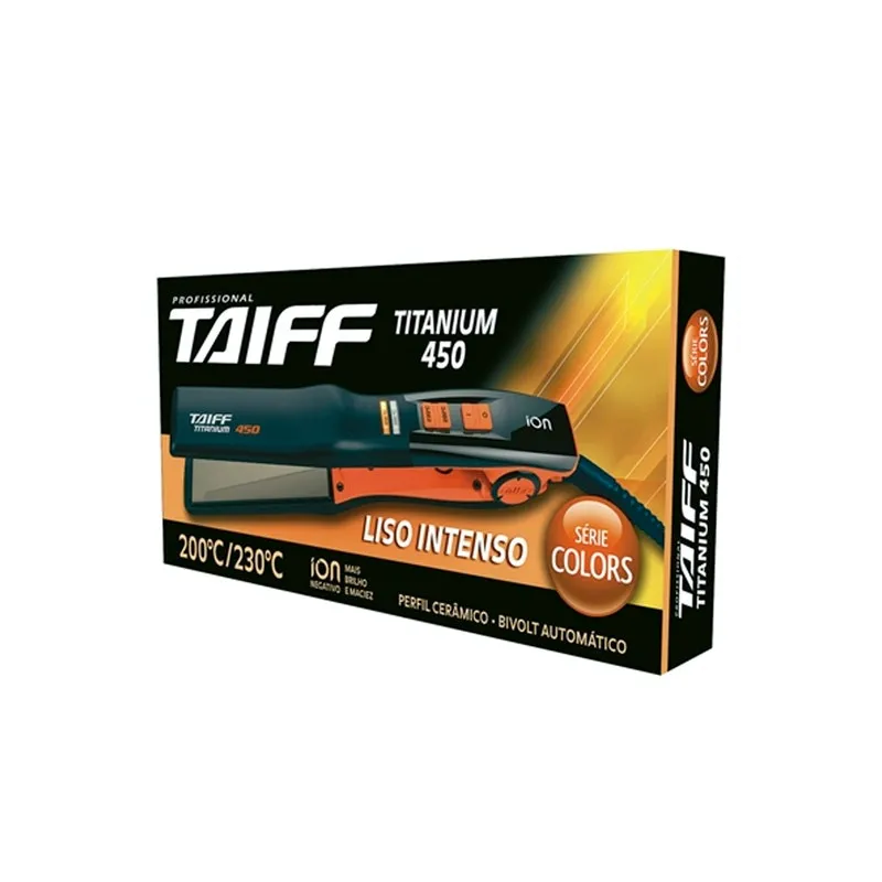 Chapinha Taiff Titanium Colors E Secador Tourmaline 110V