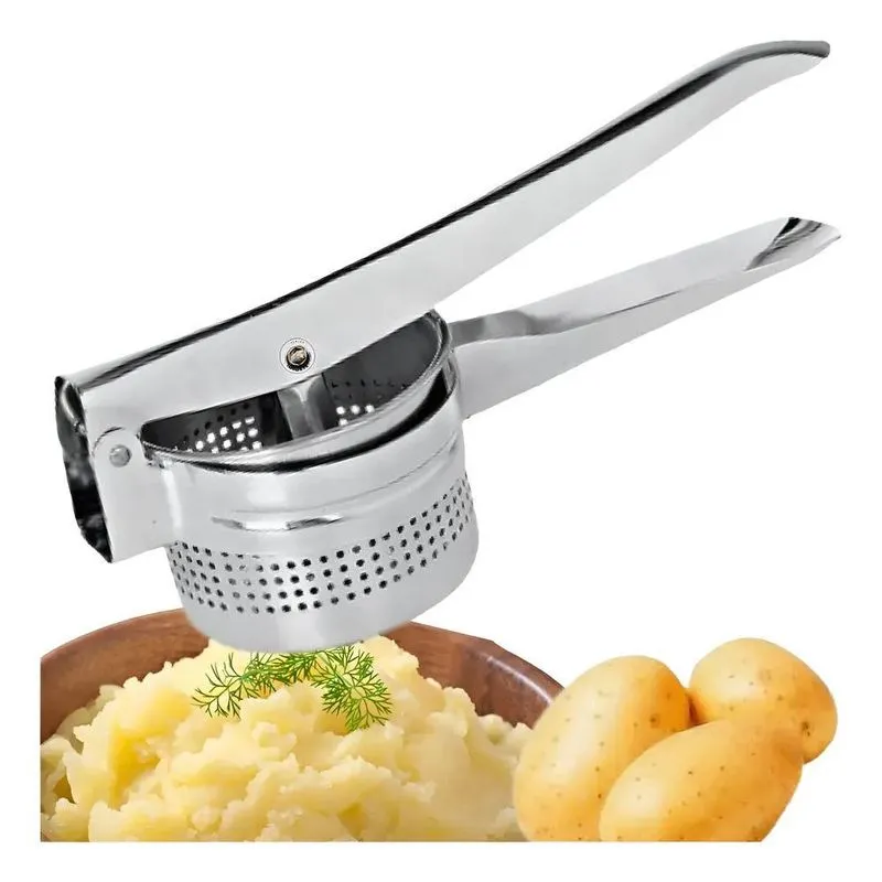Espremedor De Batata Profissional Resistente- Aço Inox