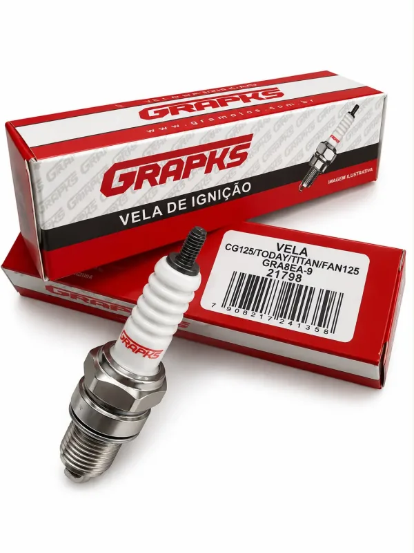 Vela Ignição Honda CG 125 Today Titan Fan GRA8EA-9 GRAPKS