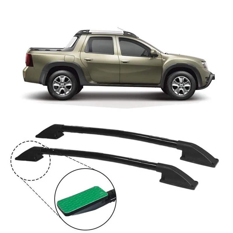 Longarina Colada Duster Oroch Express 2017 2018 a 2020 Preto