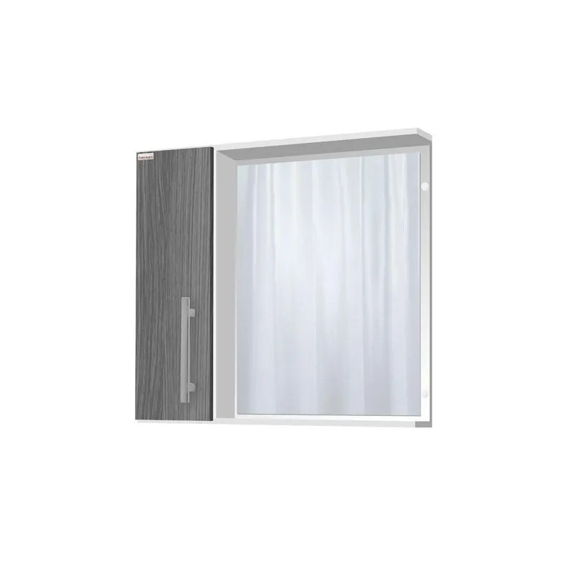 Espelheira Syrius 55cm- Fabribam Gabinetes Branco/etna