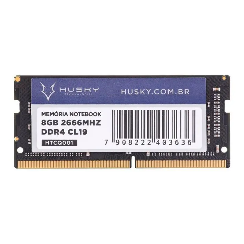 Memória Sodimm 8gb Ddr4 2666mhz Husky - Para Notebook