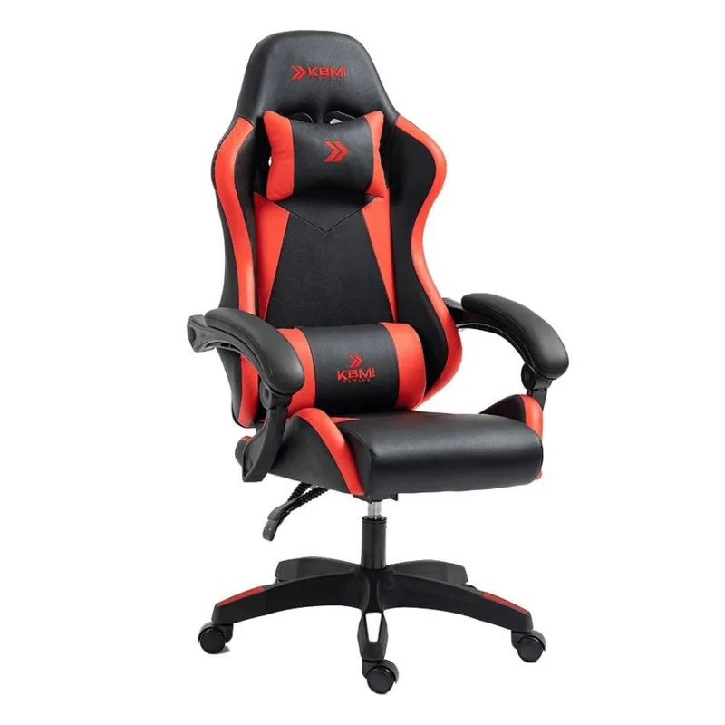 Cadeira Gamer Kbm Gaming Cg200 Pistão Classe 3 Apoio Cabeça/lombar Preto E Vermelho - Kgcg200ptvm