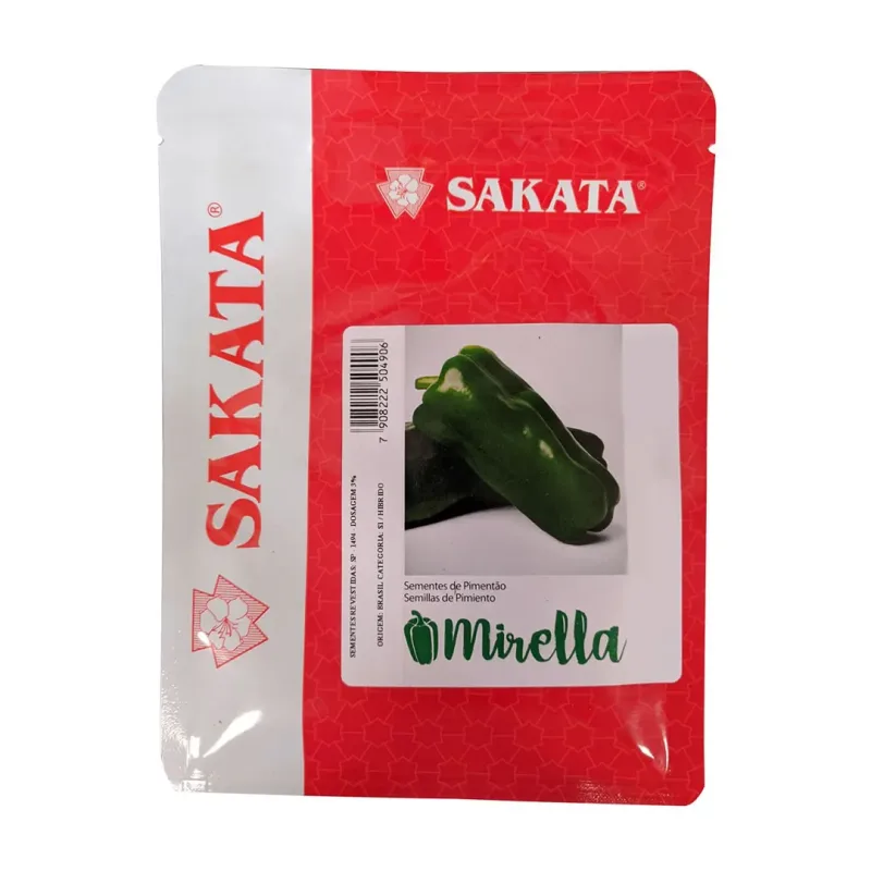 Sementes De Pimentão Mirella - 1.000 Sementes - Sakata