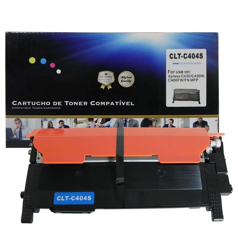 Toner Compatível C404S C430 C480 Ciano 1 mil páginas
