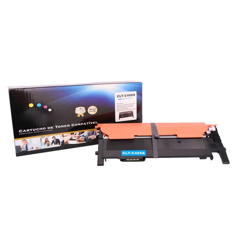 Toner Compatível CLT C406S p/ Samsung CLP-360 362 363 Azul