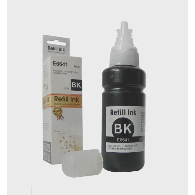 Refil de Tinta Ink T6641 Preto 100ml Compatível