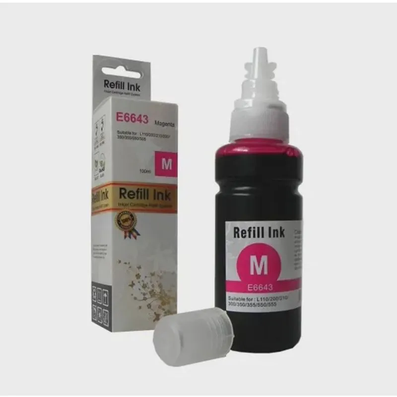 Refil de Tinta Ink T6643 Magenta 100ml Compatível