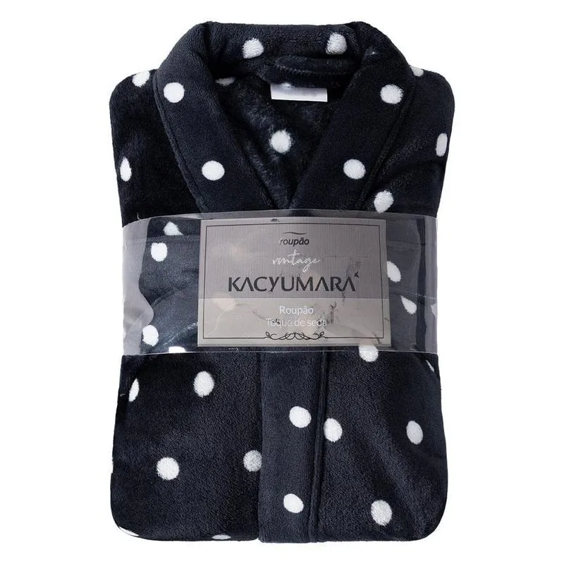 Roupão Vintage Kacyumara (g) Preto