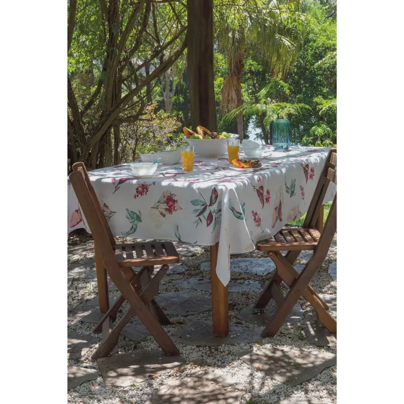 Jogo Toalha de Mesa 6Pc 78x78cm Impermeável Coraly Kacyumara - Kacyumara