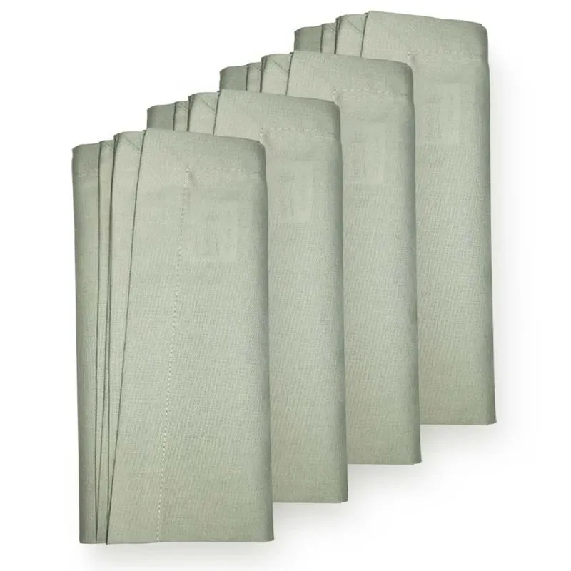 Kit Guardanapo 4 Peças 200 Fios Liso - Kacyumara Verde Benit/2407