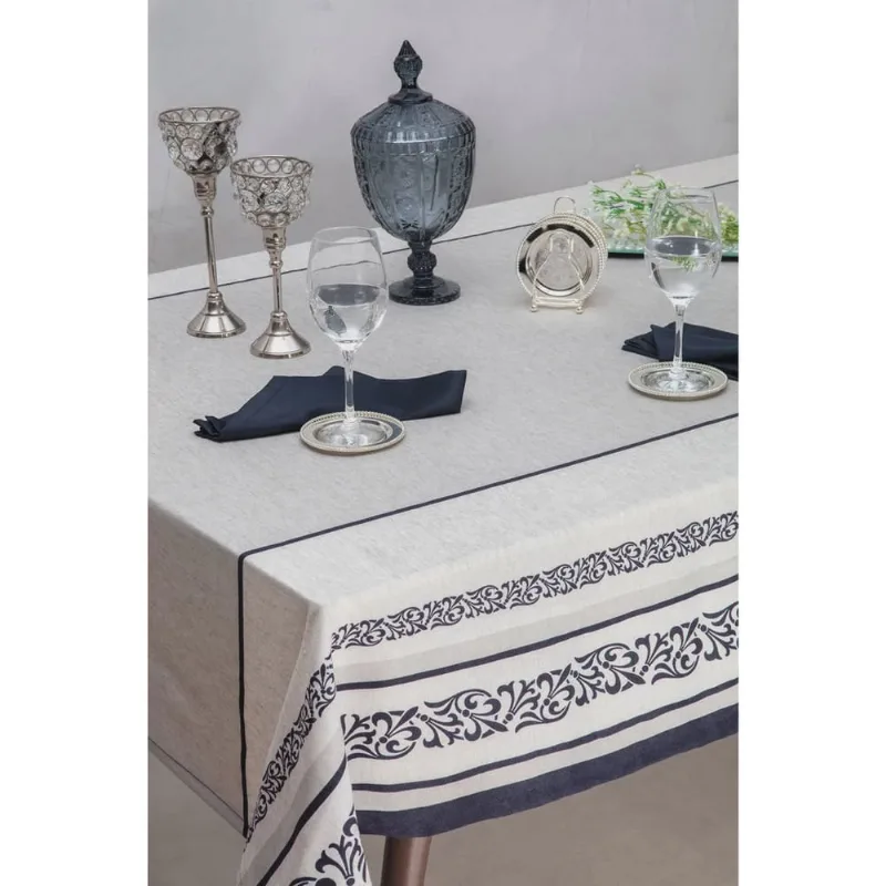 Toalha de Mesa Linha K Linho 1,58x2,70cm Majesty Kacyumara - Kacyumara